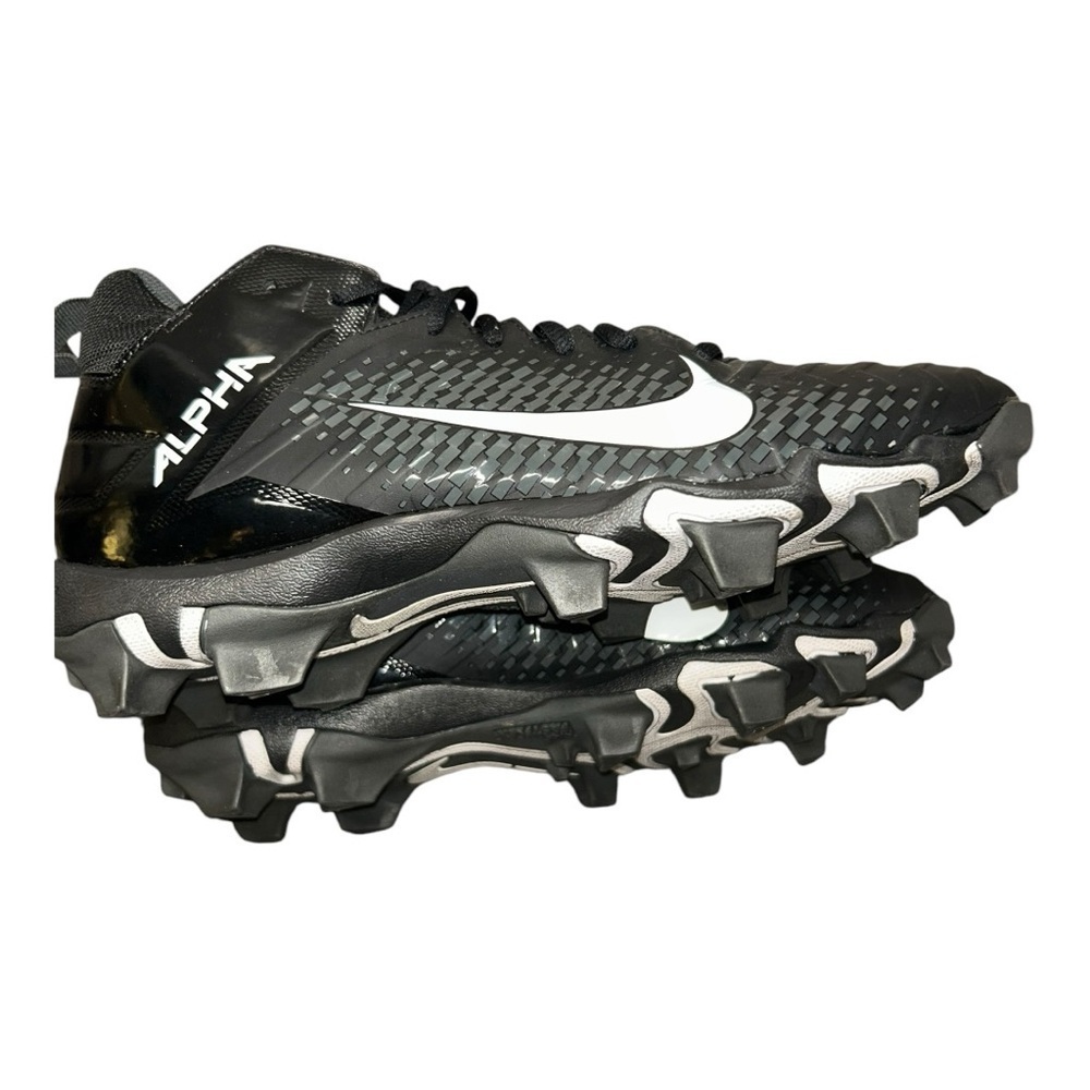 Nike Alpha Menace 2 Shark Black White Men's - AQ7653-001/ 2020 US Size 9 - Picture 5 of 9